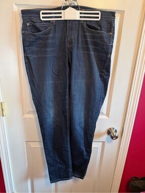 Eileen Fisher Jeans in Dark Blue Sz 14